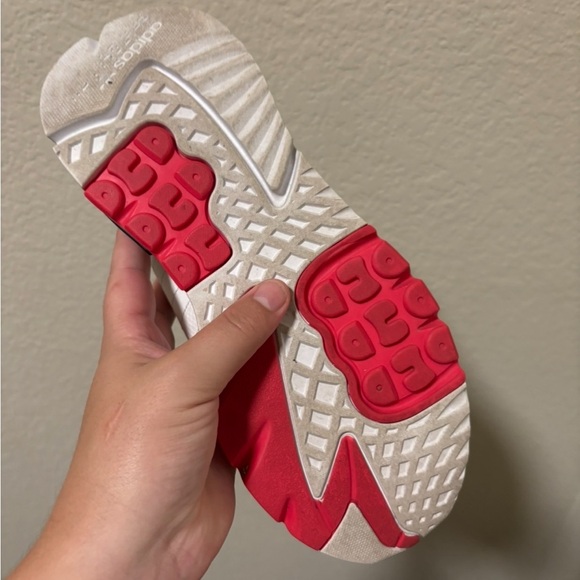 Adidas white soler red nite jogger - Picture 5 of 9